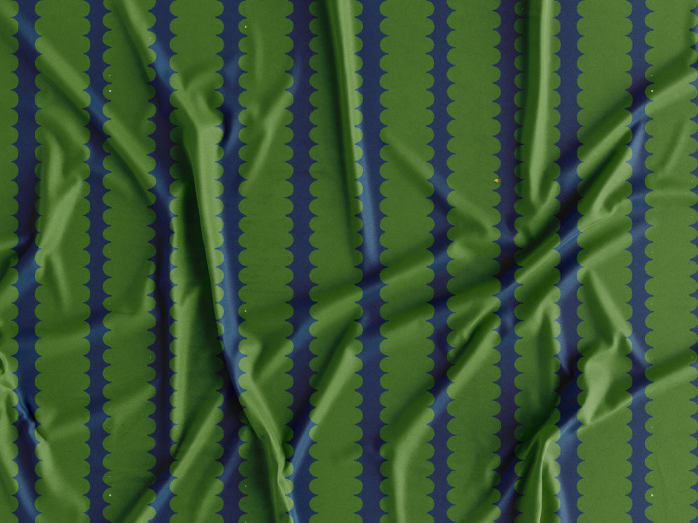 Tecido Riscas Azul e Verde - P473