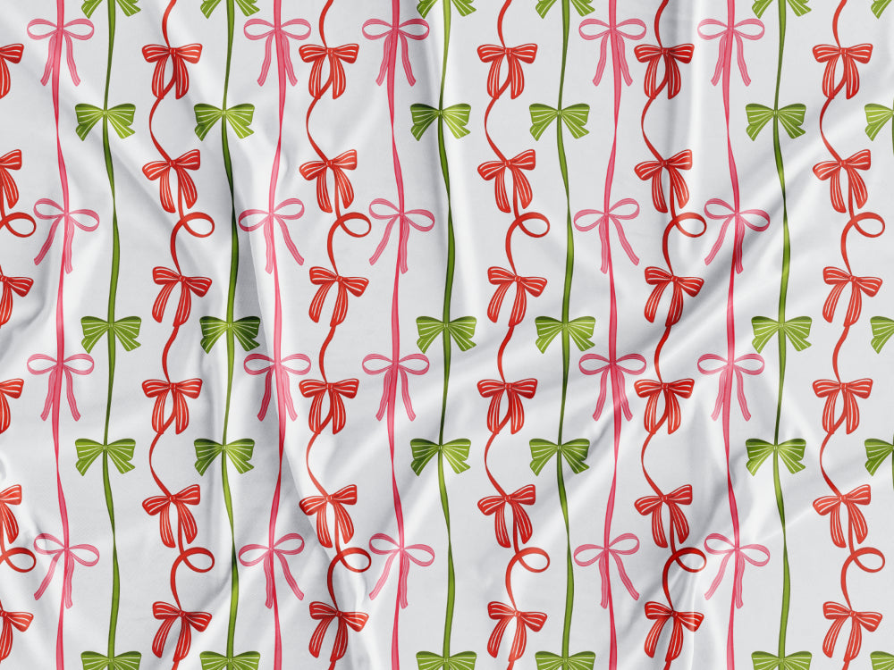 Tecido Laços de Natal - N37