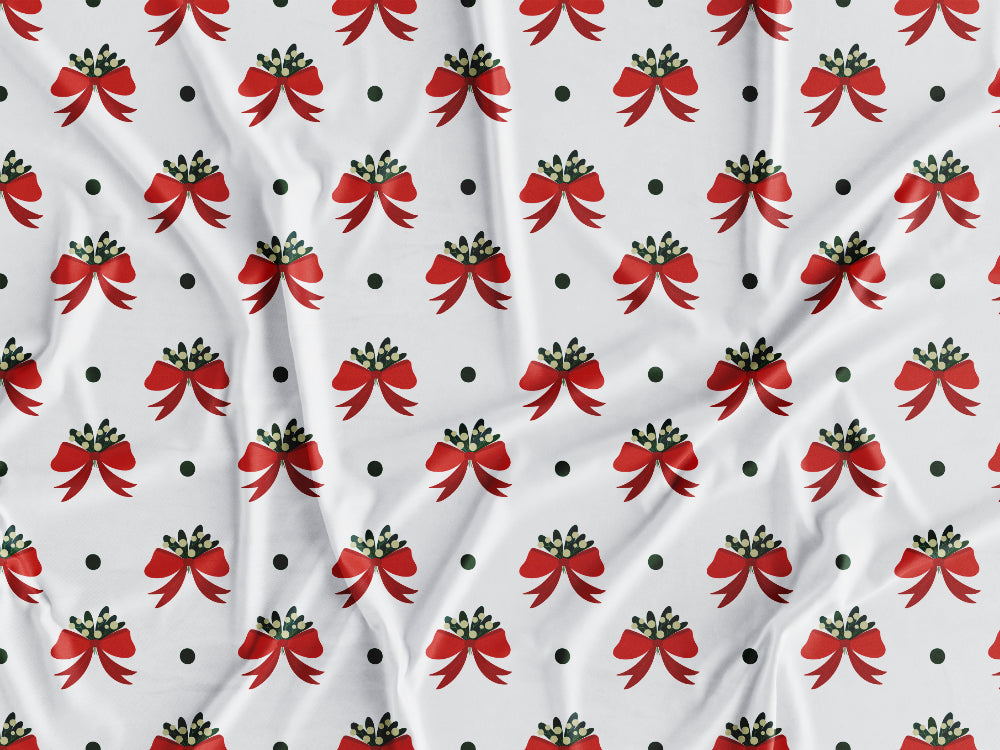 Tecido Laços de Natal - N38