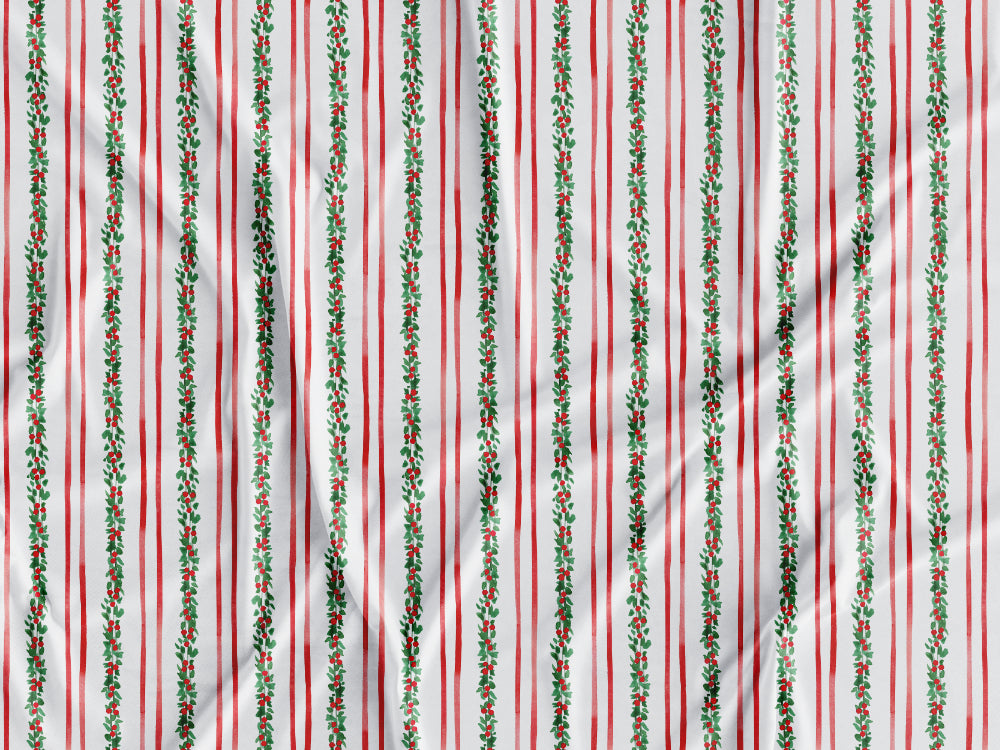 Tecido Riscas Natal - N40