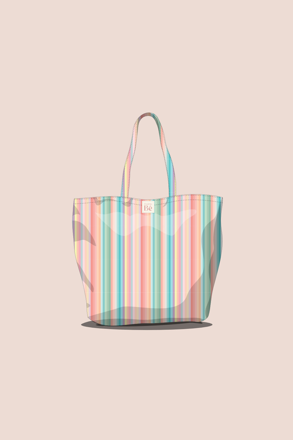 Tote Bag Riscas Coloridas - K11