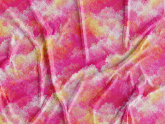 Tecido Nuvens Tie Dye - P450