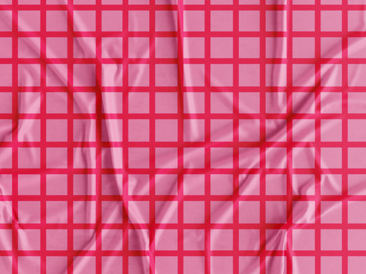 Tecido Xadrez Rosa - P453