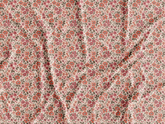 Tecido Flores Boho - A28