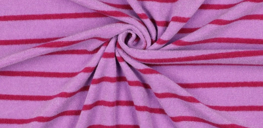Turco de Algodão Riscas Rosa