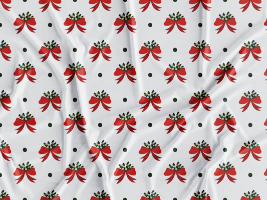 Tecido Laços de Natal - N38