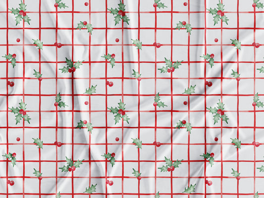 Tecido Vichy de Natal - N39