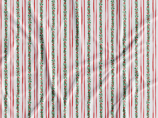 Tecido Riscas Natal - N40