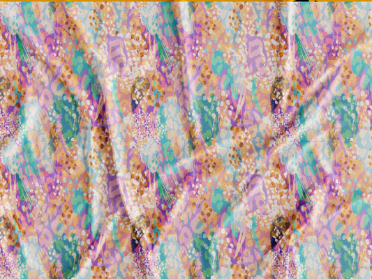 Tecido Leopardo Colorido - P164