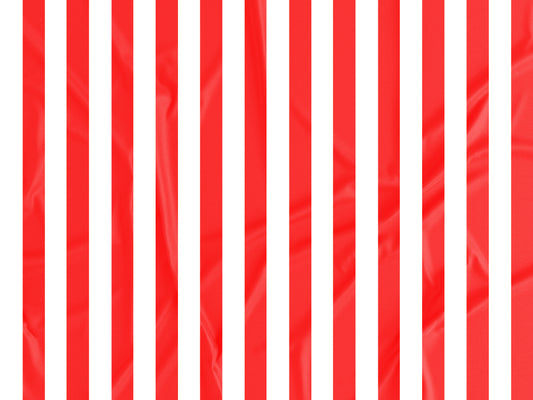 Tecido Riscas Vermelho e Branco - P504