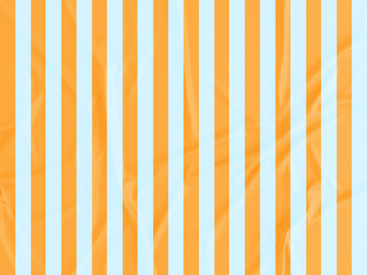 Tecido Riscas Azul e Laranja - P510