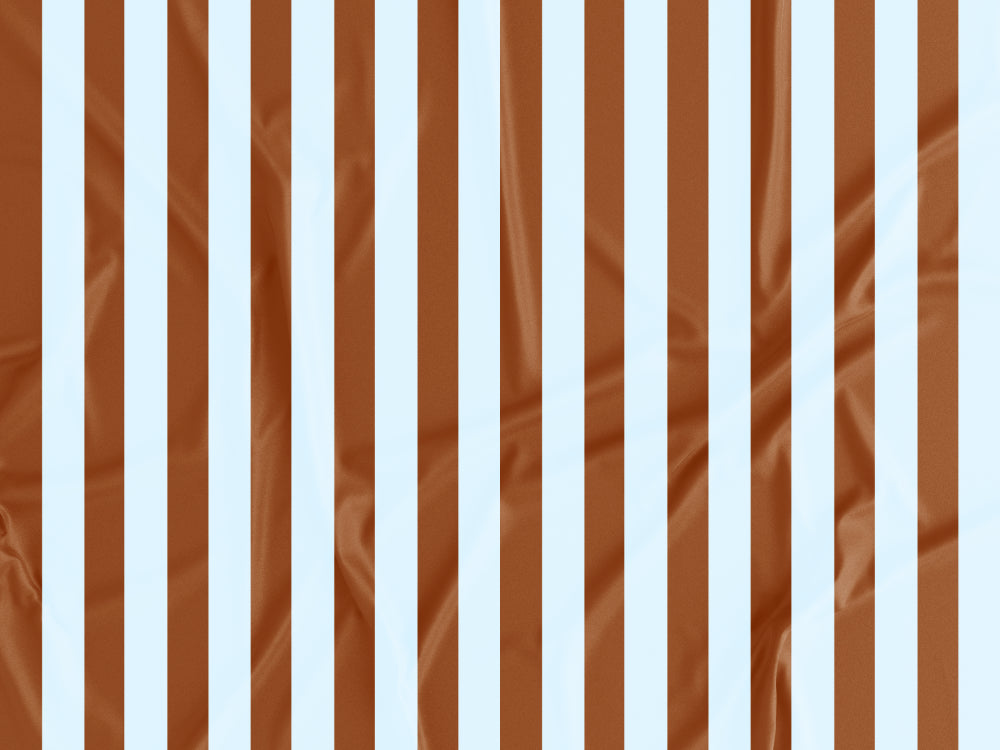 Tecido Riscas Azul e Castanho - P511