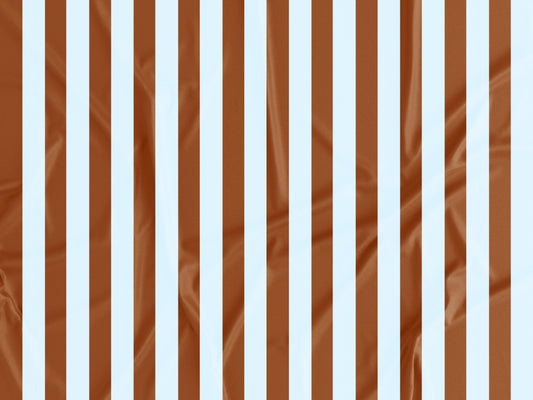 Tecido Riscas Azul e Castanho - P511