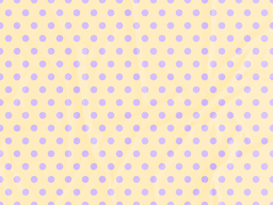 Tecido Bolas Lilás Fundo Amarelo - P525