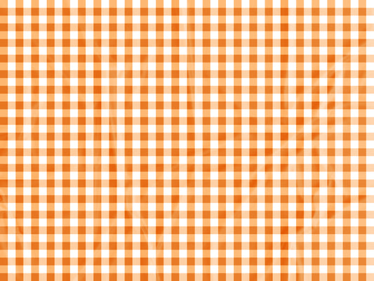 Tecido Vichy Laranja Forte - P530