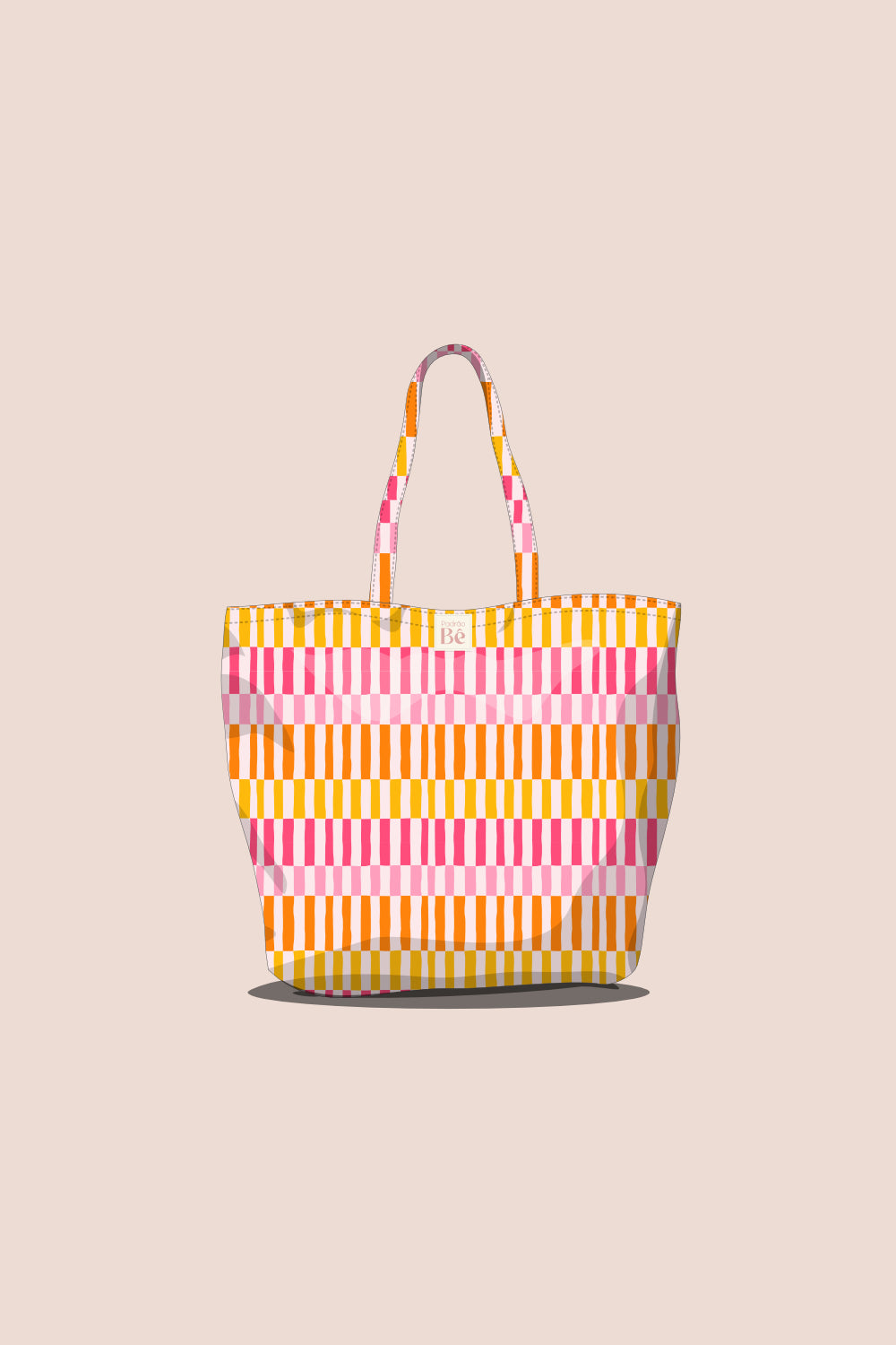 Tote Bag Riscas Coloridas - P433